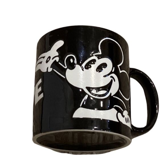 Disney Mickey Mouse Ta-daa Black 4" Coffee Mug - Picture 5 of 9